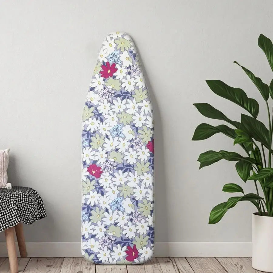 MZXcuin Ironing Board Covers (140x50 cm) Drawstring Tightening with Thick Felt Padding, Easy Fit, Scorch Resistant
