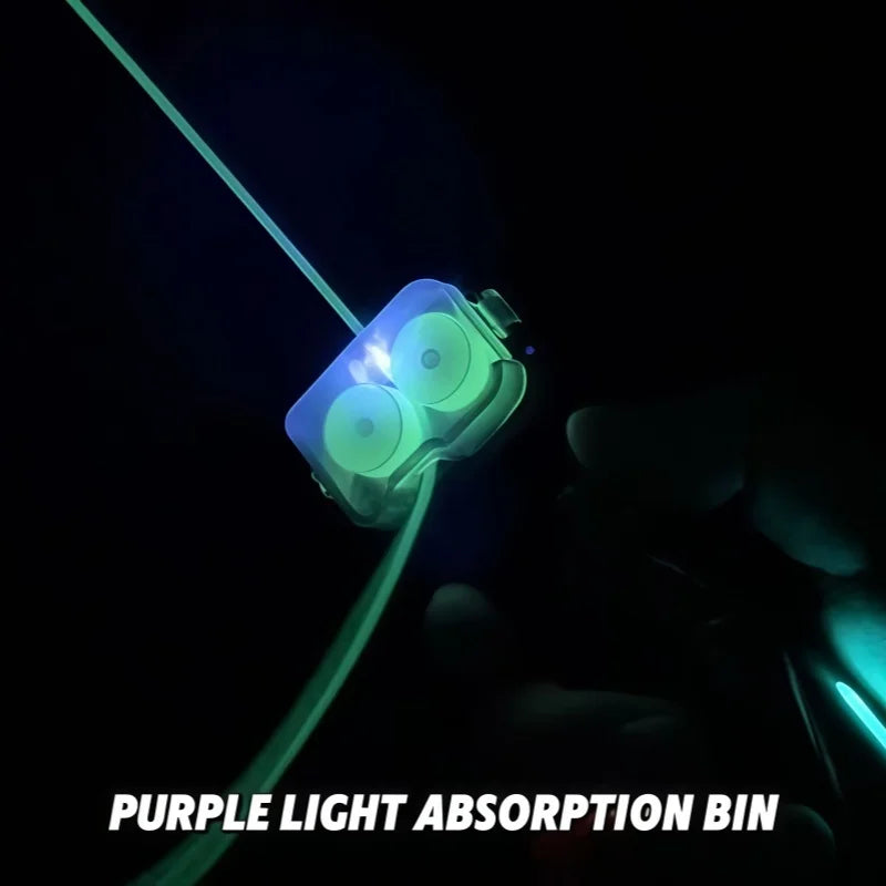 High-End Intelligent Electric Glow Rope Launcher with Adjustable Speed Rotating Circular Rope Toy for Stress Relief  Fun Learn