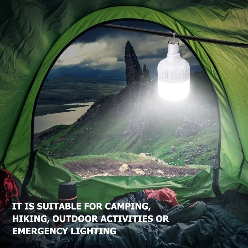 LED Camping Light 20W 40W 80W Portable Emergency Bulb Waterproof 360° Lighting Outdoor Camp High-bright Lights Dimmable Lantern