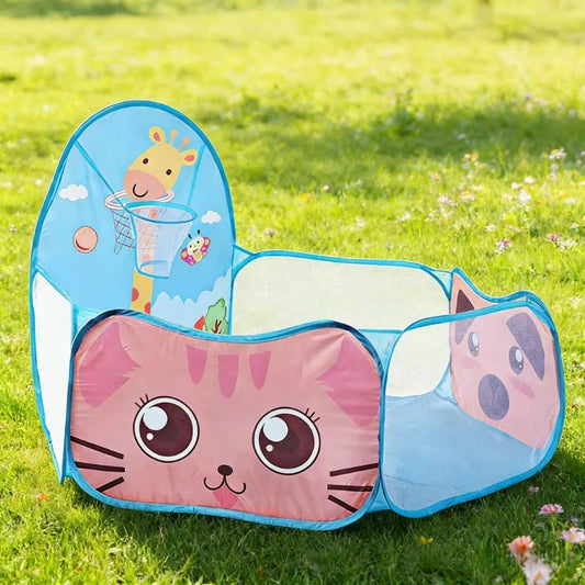 Large Kids Folding Tipi Tent Girls Pink Princess Castle Play House Child Room Decor Essential Toys for Indoor Ball Pool Games