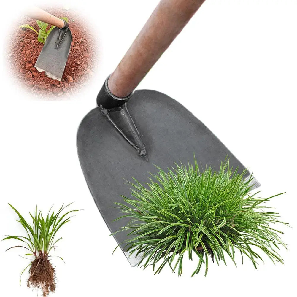 Garden Hoe Household Outdoor Farming Tools Forging Weeding Hoe for Digging Soil Planting Vegetables Flowers