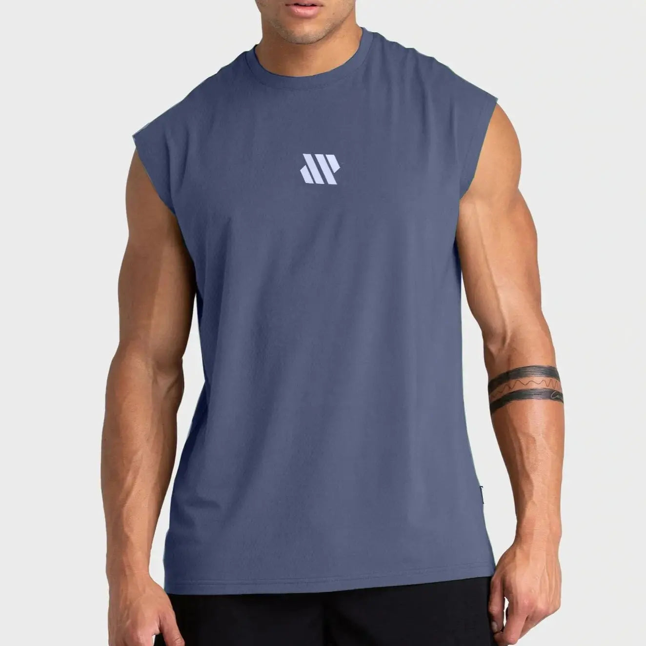 Herren ärmelloses Sportshirt, Fitnessstudio, Laufen, schnell trocknendes Weste, atmungsaktiv, locker, Training, Sommer Herrenbekleidung