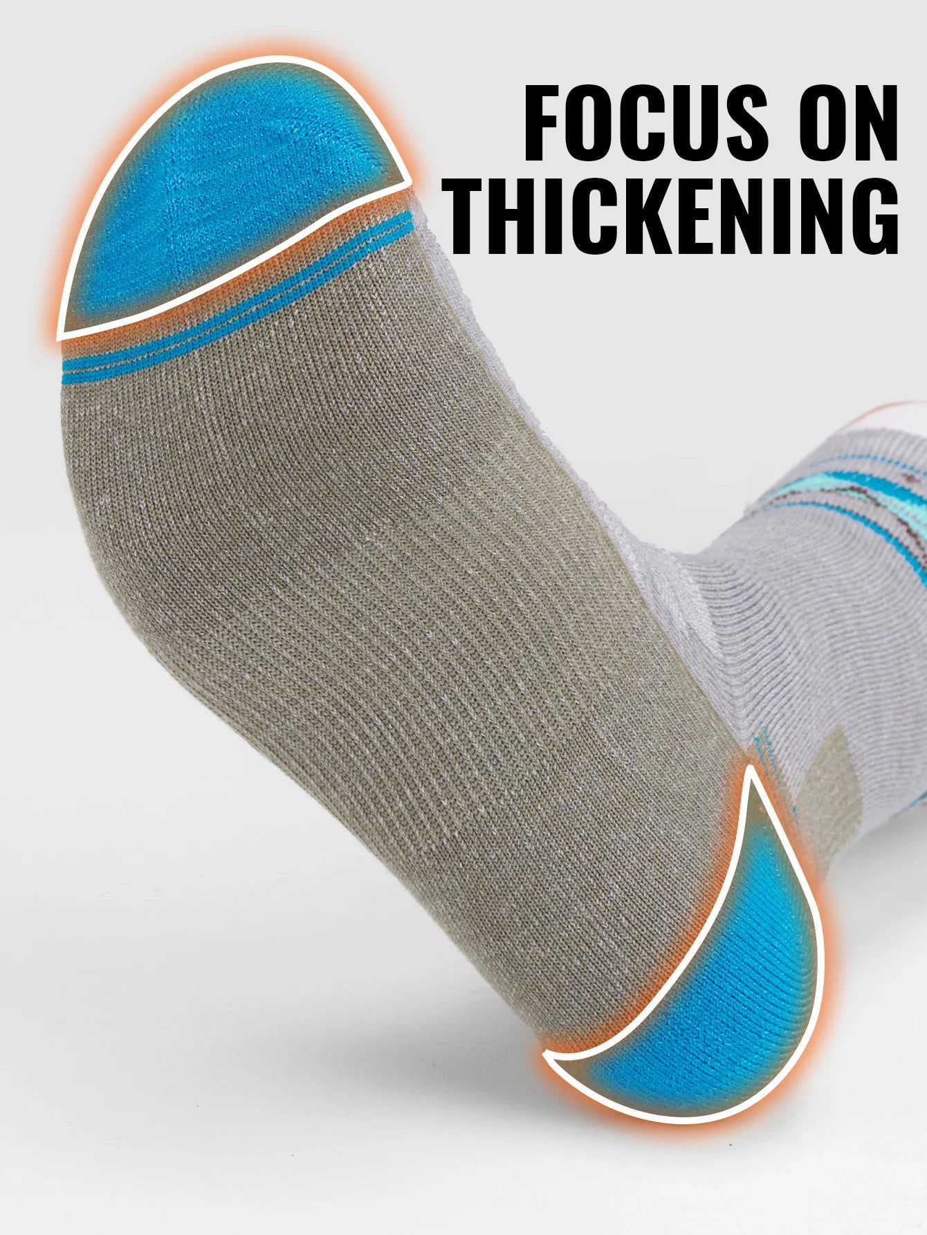 WRELS 1/2/3 Paare Merinowolle Socken Thermische Warme Winter Hohe Elastische Dicke Wandersocken Feuchtigkeitsaufnahme Wollsport Socken