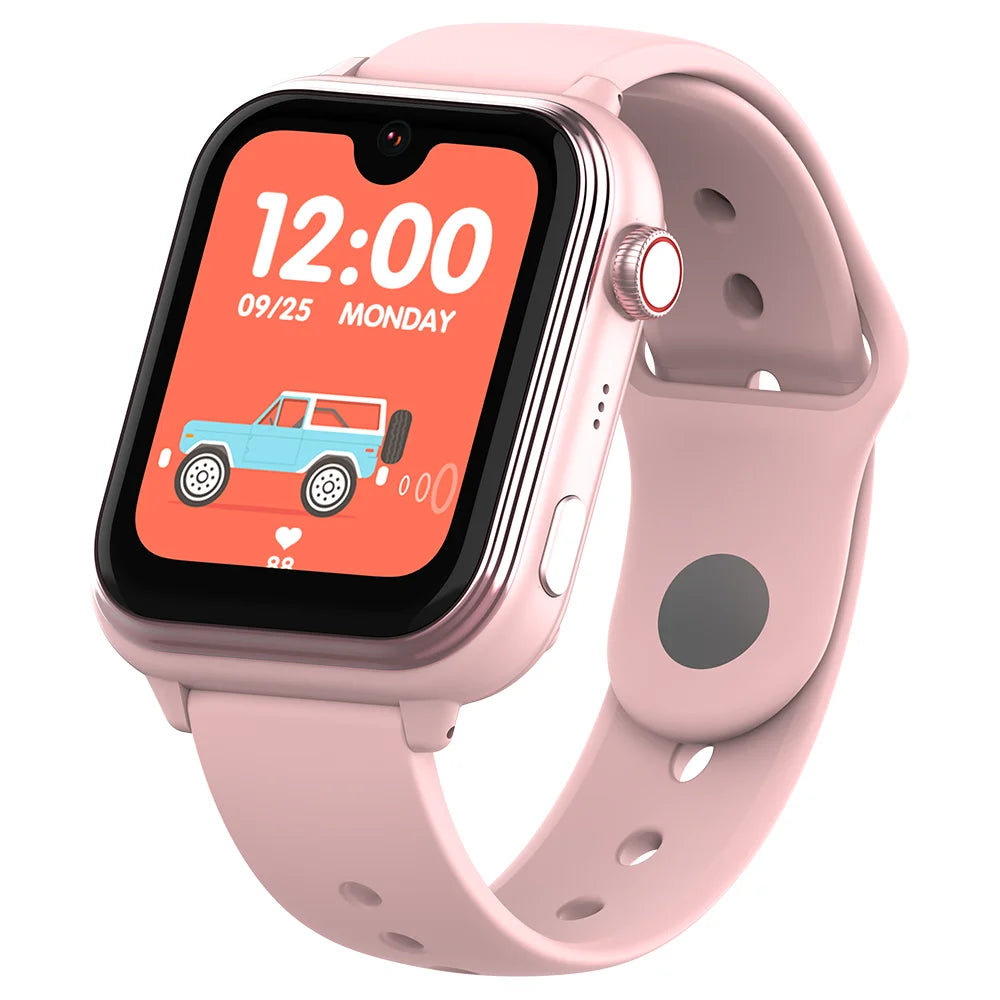 Montre intelligente GPS Wonlex KT37 pour enfants avec assistant vocal IA, application de surveillance, suivi de localisation WiFi, appel vidéo 4G