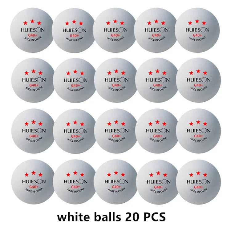 Neue Huieson 3-Sterne 20~100 STÜCK ABS 40+ Material Professionelle Tischtennisbälle TTF Tischtennis Ping-Pong-Bälle für Wettkämpfe