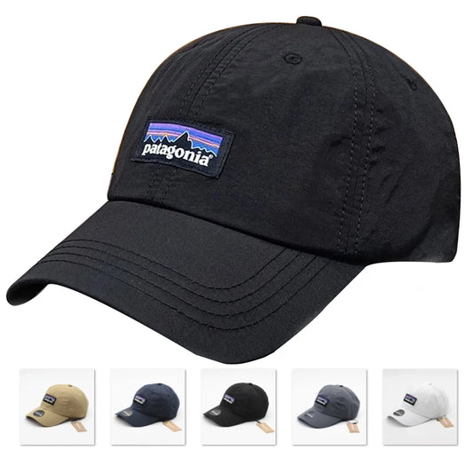 Men's and women's solid color baseball caps, quick drying outdoor duckbill hats, sun shading and waterproof hats, sports sun hat