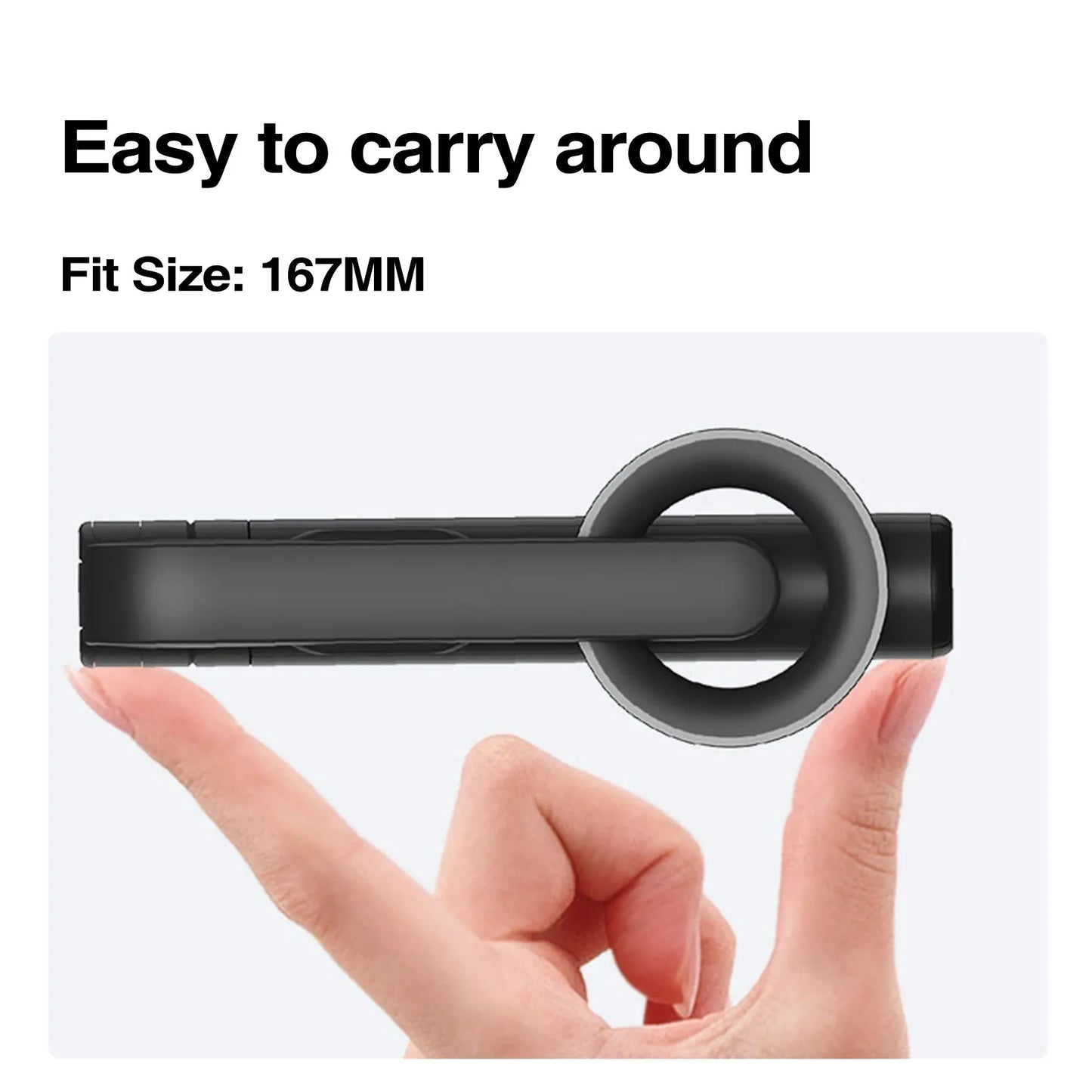Tragbares magnetisches Selfie-Stick-Stativ für Magsafe iPhone 14 13 12 Handheld Stabilizer Stange mit Fernbedienung für Samsung