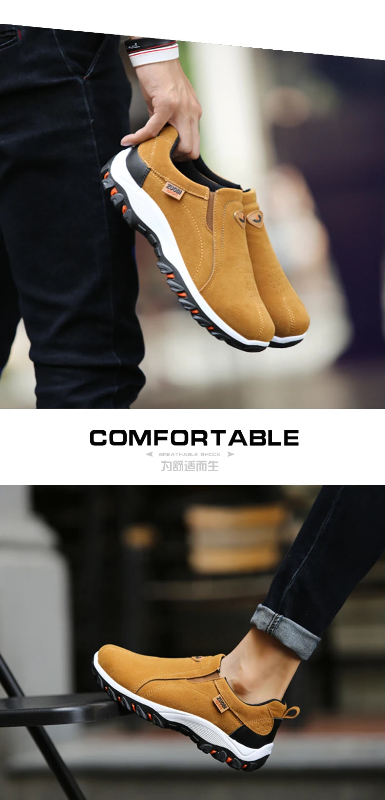 Chaussures de Randonnée pour Homme Camping Course Marche Jogging Baskets Bottes Imperméables Antidérapantes Chaussures de Sport Zapatos Hombre