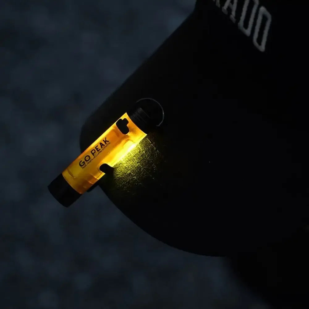 GO PEAK Starke, leichte Mini-Taschenlampe, lange Akkulaufzeit, Kappen-Schlüssel-Clip-Licht, wiederaufladbare magnetische Haken-LED-Nacht-Taschenlampe