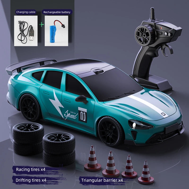 Voiture Télécommandée 4x4, 2.4G Radio Haute Vitesse, Drift Racing, Camion Rapide RTR, Jouet Cadeau pour Enfants