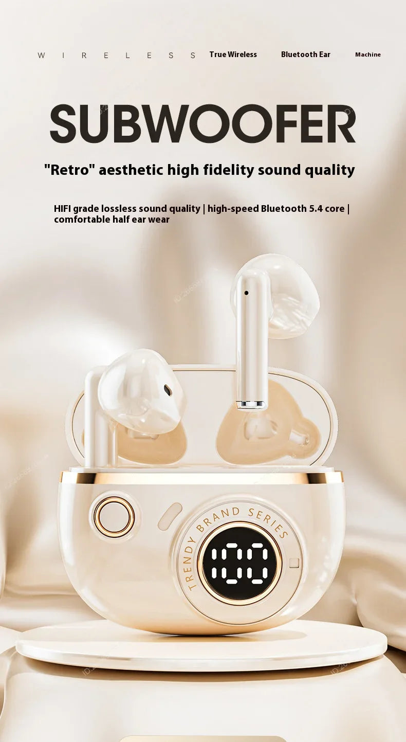 True Wireless In-Ear Headphones Balanced Armature Sleek Design Comfortable Fit Premium Sound Gaming Earphones for Sport