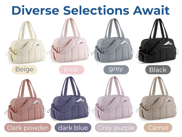 BAGSMART Sac de voyage pour femme avec compartiment étanche, sac de sport, sac de week-end, sac de cabine, sac Boston, sacs de plage étanches