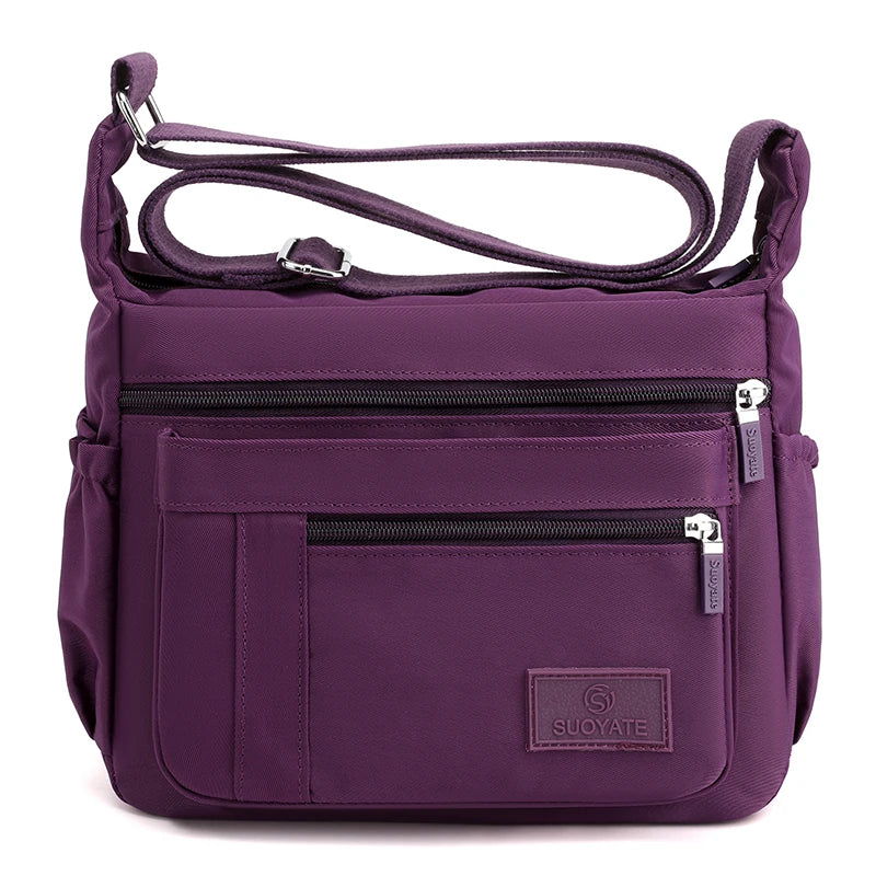 Modische Schulter-Umhängetasche für Damen, Kuriertasche, wasserdichtes Nylon, Damenhandtasche