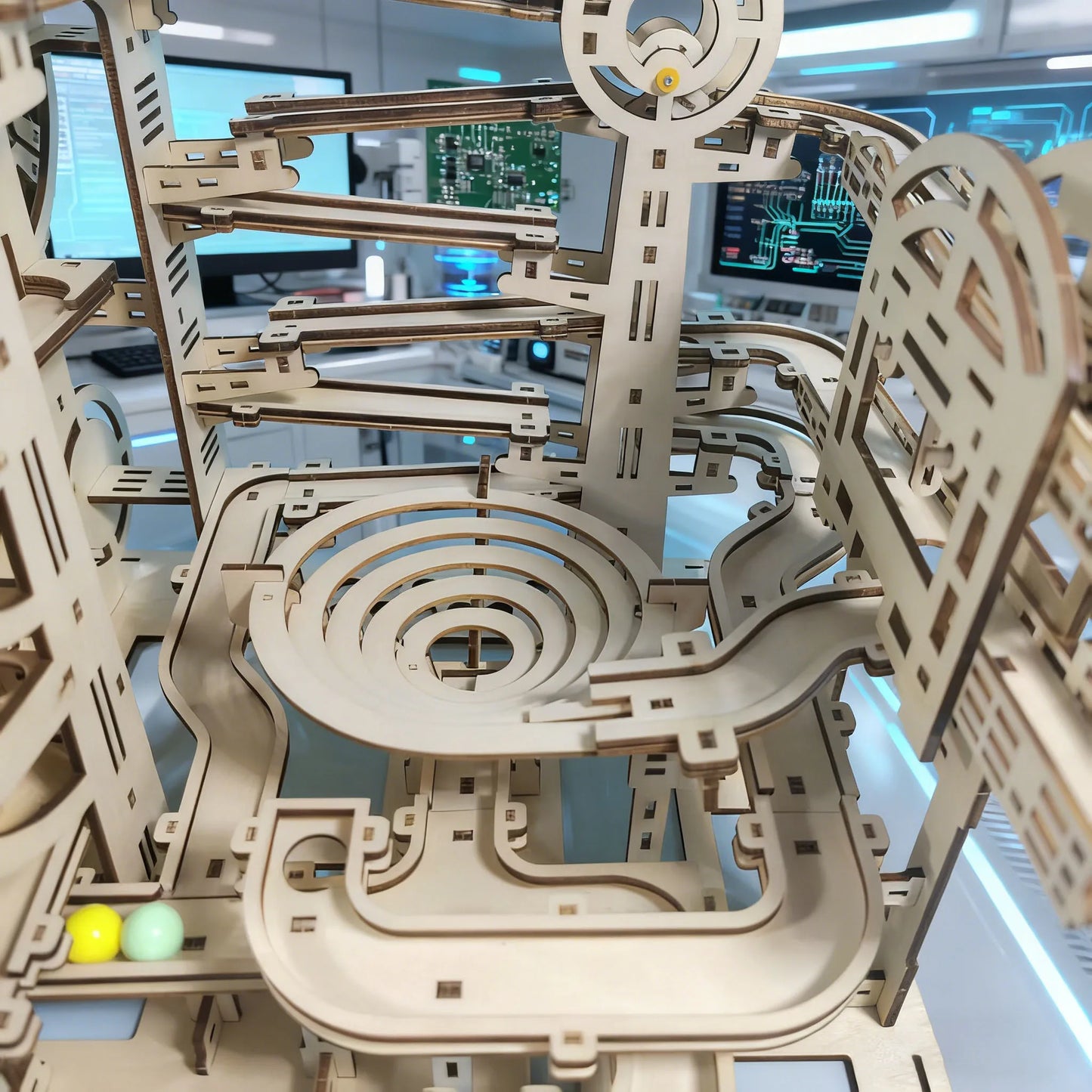 Puzzle en bois 3D à monter, kit d'assemblage manuel DIY, loisir éducatif, améliore la dextérité manuelle.