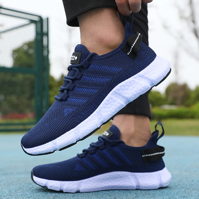 Chaussures de Course Légères pour Hommes Chaussures de Marche en Maille Respirante Nouvelles Chaussures de Sport d'Été en Plein Air Tenis Masculino Baskets Homme