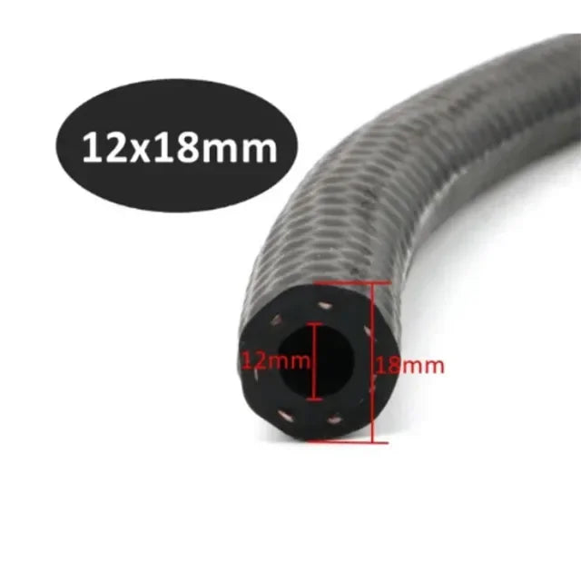Tuyau de durite de voiture en caoutchouc résistant à l'huile diesel essence 4 5 6 8 10 12 13 14 16 19 22 25mm de diamètre, tube de tuyau de carburant en caoutchouc NBR flexible