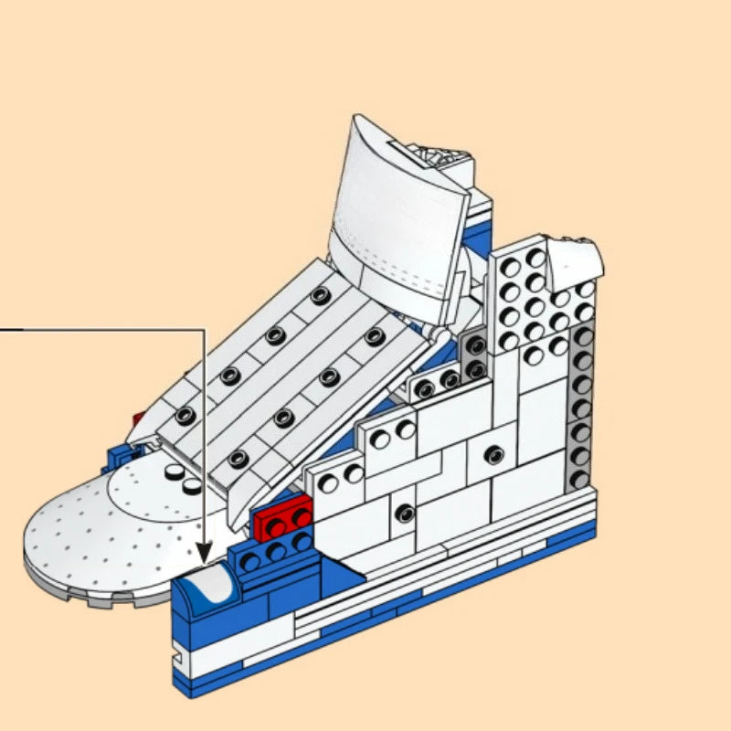 Basketball Sportschuhe 43008 Bausteine Sets Weihnachten Geburtstag für Kinder Jungen DIY Modell Geschenke Spielzeug 1180 Stück