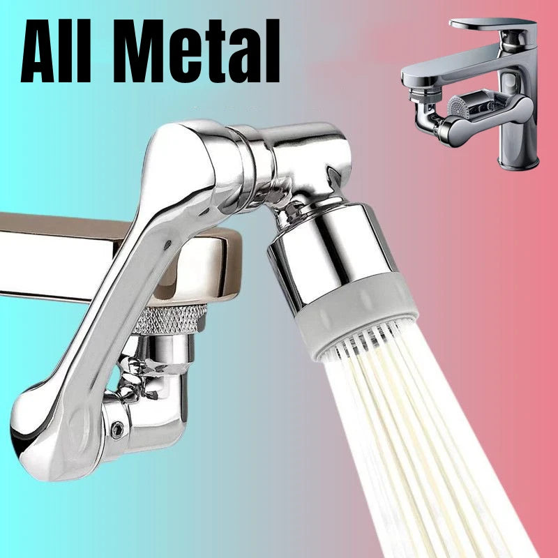 1080° Universal-Rotations-Wasserhahndüse 22/24mm Adapter Waschbecken-Wasserhahnverlängerung Belüfter Sprudler-Düse Küchenarmatur