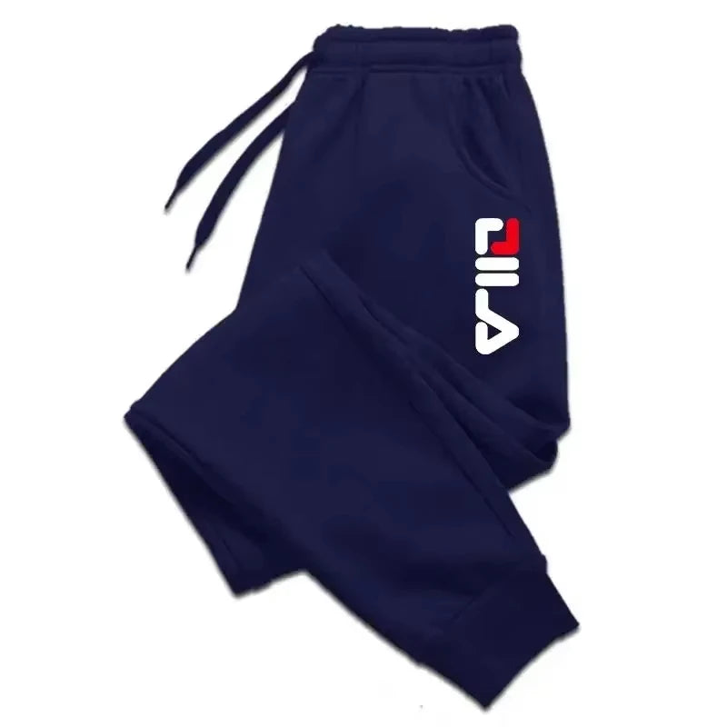Pantalon de jogging décontracté homme automne hiver avec cordon de serrage, en molleton, pour l'entraînement, la course, la gym, le fitness ou le sport