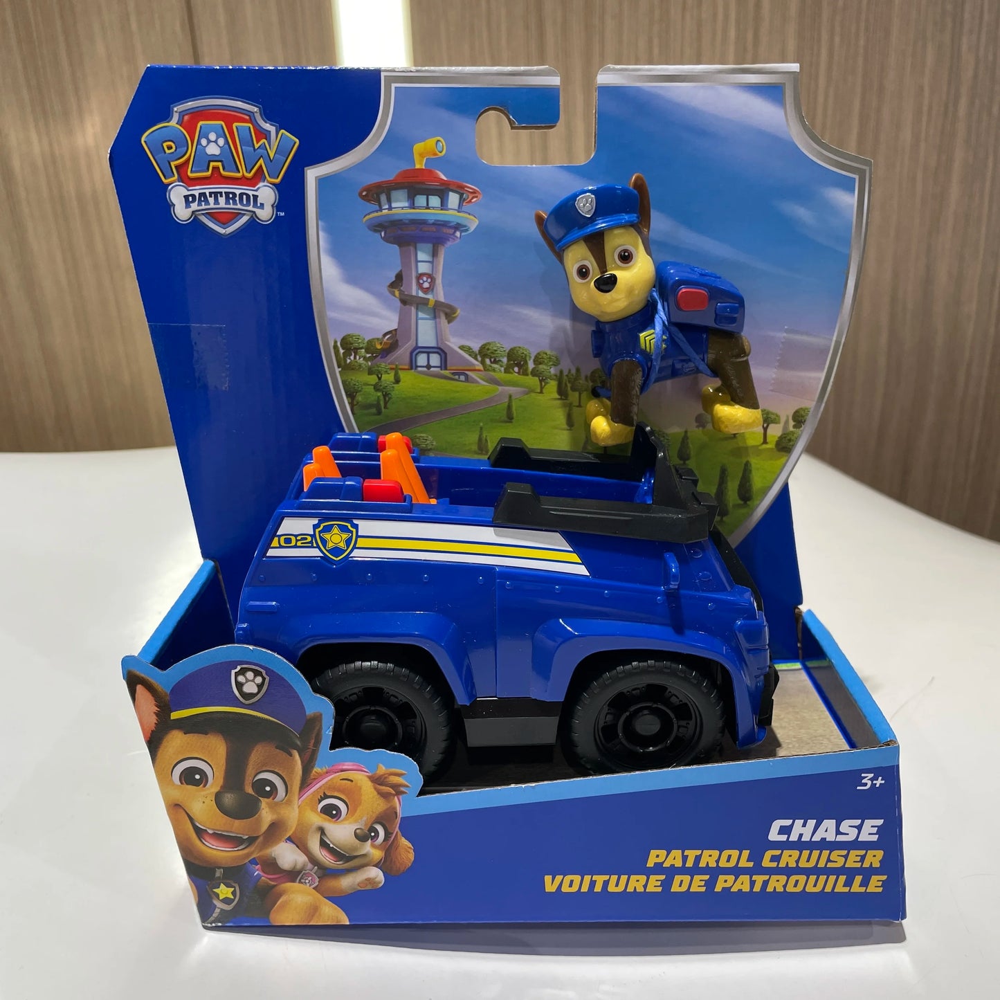 Nouveau véhicule original PAW PATROL voiture Ryder Tracker Everest Chase Rex Skye Rocky Marshall Zuma Figurine jouet cadeau d'anniversaire pour enfant