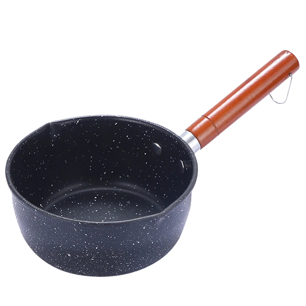 Marmite à huile chaude en fonte, casserole antiadhésive, pot à soupe avec bec verseur, casserole à lait, cuisson, chauffe-beurre, casserole de cuisine