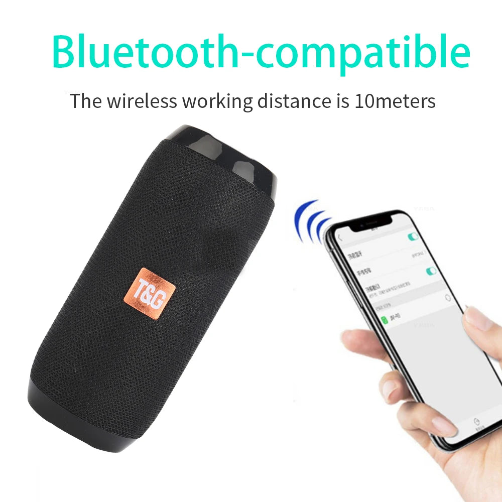 Kabelloser tragbarer Bluetooth Lautsprecher Caixa De Som Blutooth Musik Sound Box Für Radio FM Subwoofer Blootooth Audio Hand Free Baffe