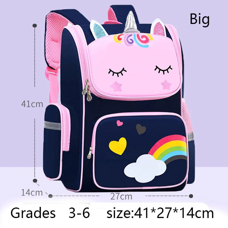 Kinderrucksack für Mädchen Einhorn Kinderrucksack Regenbogenaugen Schultasche Teenager Mädchen Rucksack für Reisen Wasserdicht Mochilas