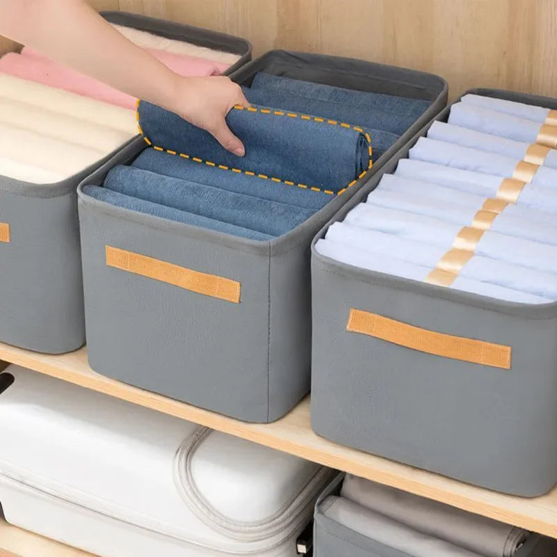Verdicken Kleidung Organizer Hosen Pullover Aufbewahrungsschränke Schubladen Organizer Jeans Aufbewahrungsbox Kleiderschrank Kleidung Aufbewahrungsorganisatoren
