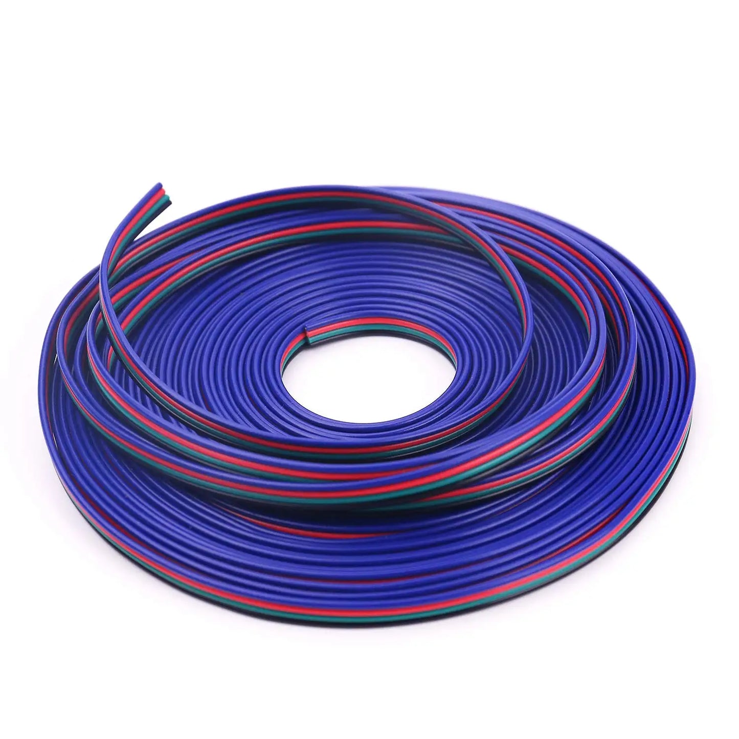 DC 12V 4Pin Extension Power Cable 5m 10m 20m 50m LED Connect Wire Tinned Copper Electrical Cord For SMD2835 5050 LED Strip Light
