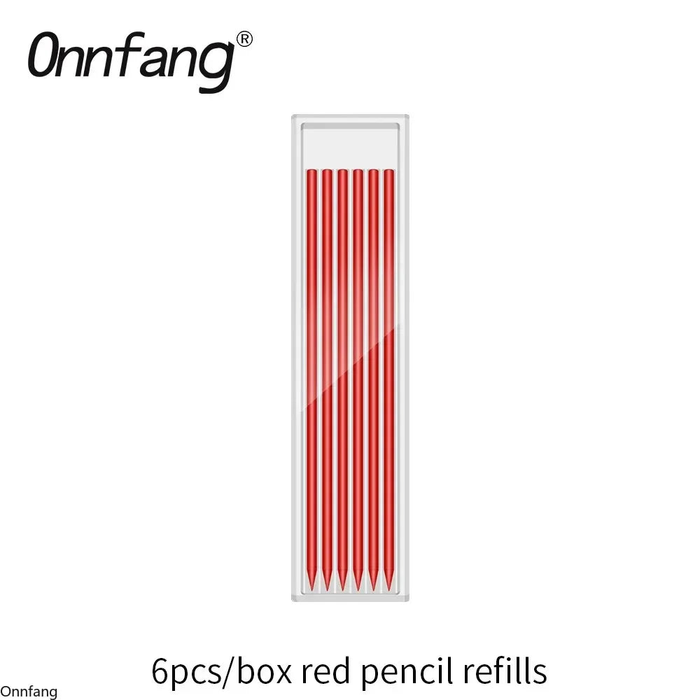Hot 2.8mm Marking Mechanical Pencil Solid Carpenter Scriber Carpenter Scriber with Sharpener for Woodworking Drawing Stationery