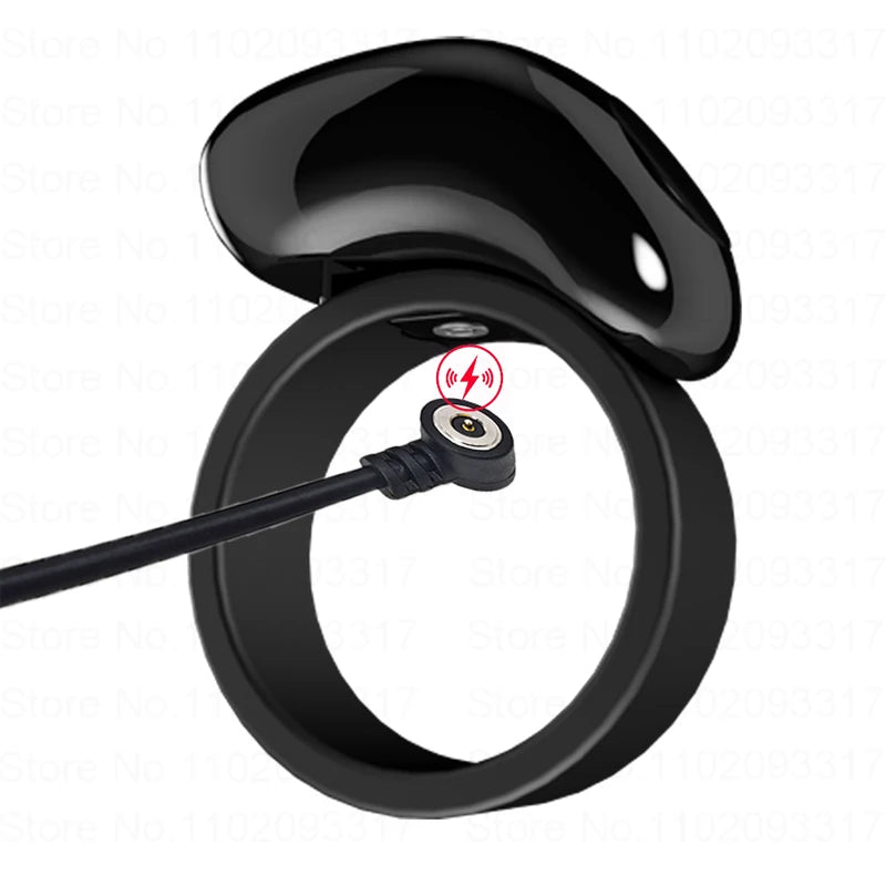 Smart Tasbeeh Zikr Ring Titanlegierung Islamische Zählhilfe Smart Digitalzähler für Muslime Gebets-Erinnerung Magnetisches Laden