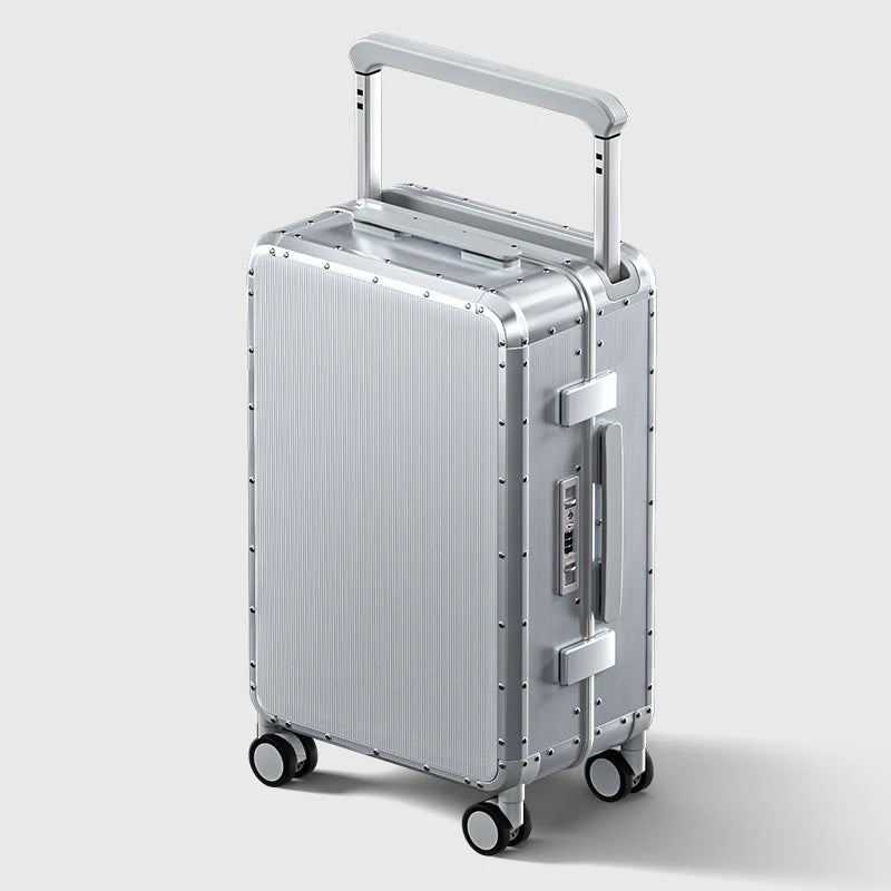 20/24 inch All aluminum-magnesium alloy Travel Suitcase Carry-On Luggage Trolley Case With Wheels Business Boarding Box