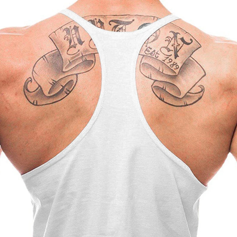 Gilets de course pour hommes ANIMAL Lettres imprimées Débardeurs de sport sans manches en coton pour la musculation Maillots de corps vêtement de fitness musculaire
