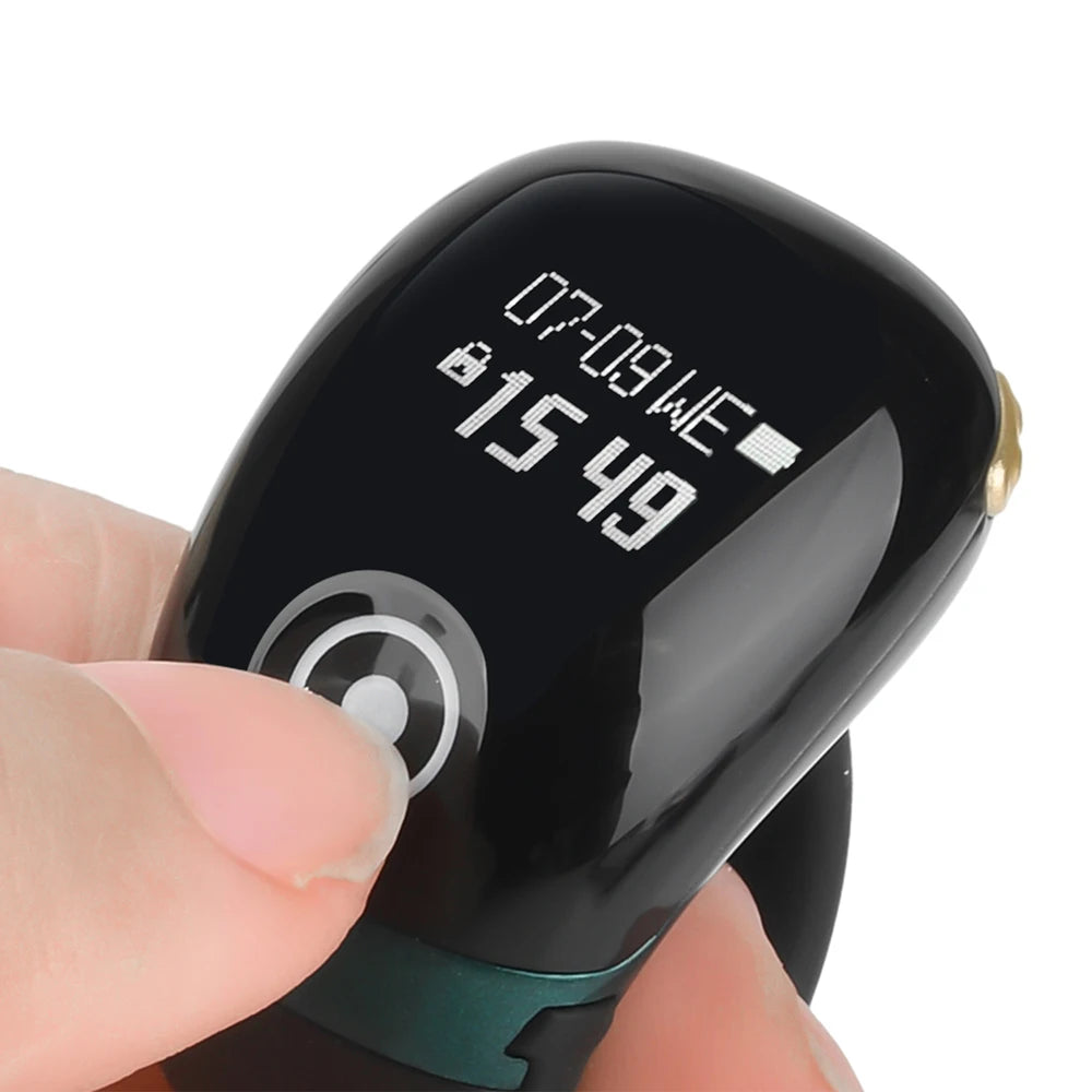 Smart Tasbih Tally Counter 0~99999 Muslims Tasbeeh Zikr Ring Prayer Time Vibration Reminder Type-C Ring Counters OLED Display