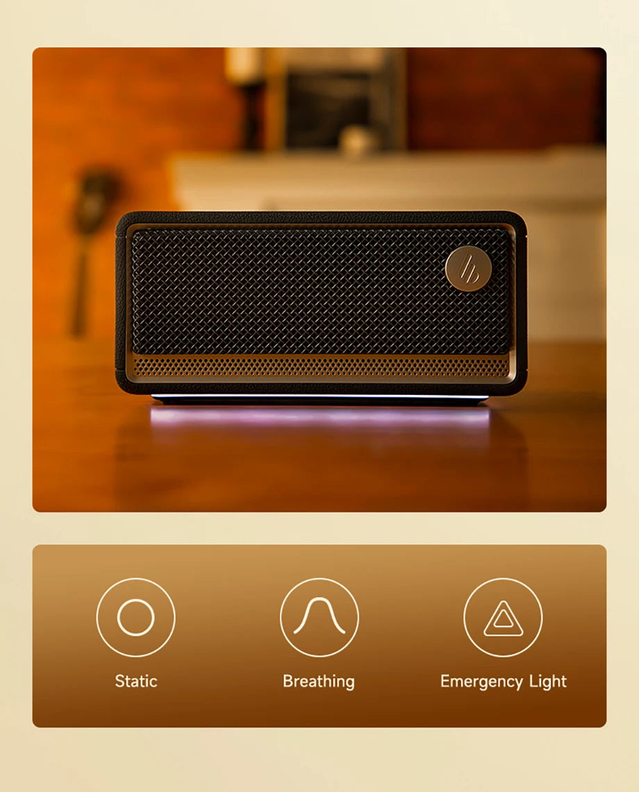 Edifier ES60 Enceinte Bluetooth portable Mini haut-parleur Barre de son sans fil 36W RMS Extérieur Étanchéité IP66 Longue autonomie