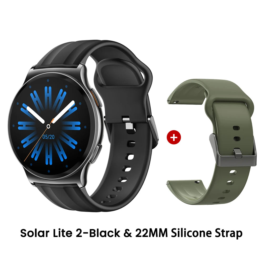 HAYLOU Solar Lite 2 Smartwatch 1.43'' AMOLED Display 24h Health Monitoring 150+ Sports Modes Voice Calling Smart Watch 1ATM