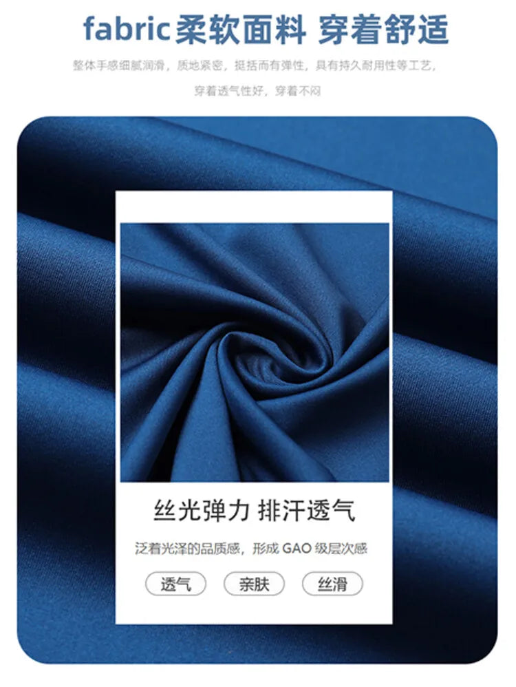 Polo 2024 de haute qualité, extensible et élastique, Chemise à manches courtes pour hommes, style décontracté, Col en V sans coutures, Polo pour hommes M-4XL