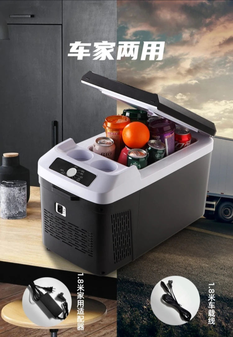 Mini-réfrigérateur de voiture, camion, maison Amoi avec compresseur 12V 24V 220V pour la congélation et la réfrigération