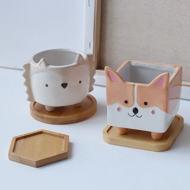 Multi Bambus Tablett Holzuntersetzer Blumentopfuntersetzer Tassenuntersetzer Untersetzer Teller Küchen Deko Teller Kreativer Untersetzer Kaffeetassenmatte