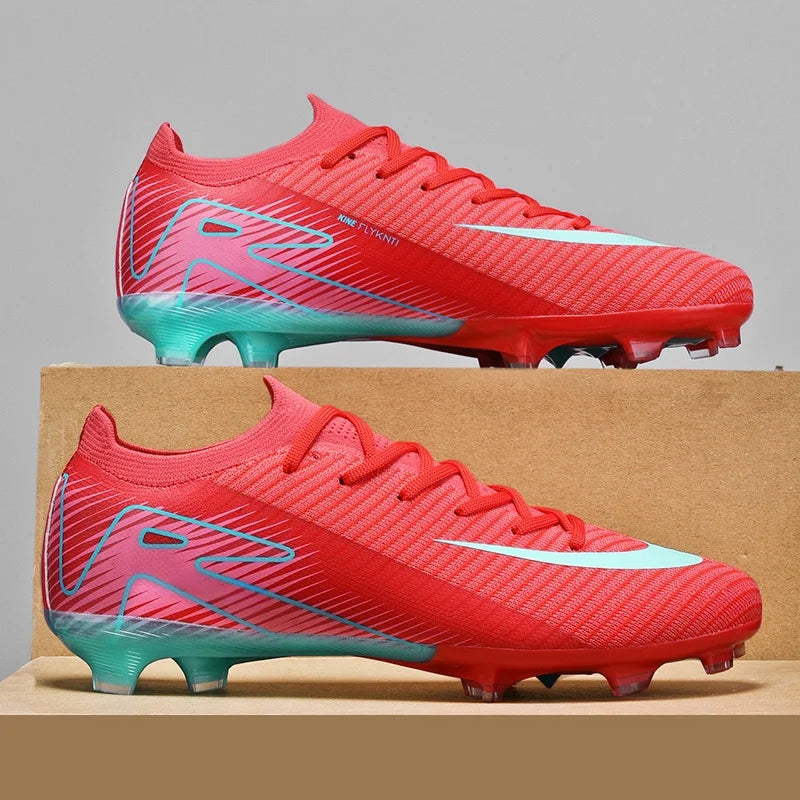 Nouvelles chaussures de football d'extérieur pour hommes Crampons de football Match Entraînement TF/FG Gazon Cheville Crampons longs Sport Haute qualité à succès