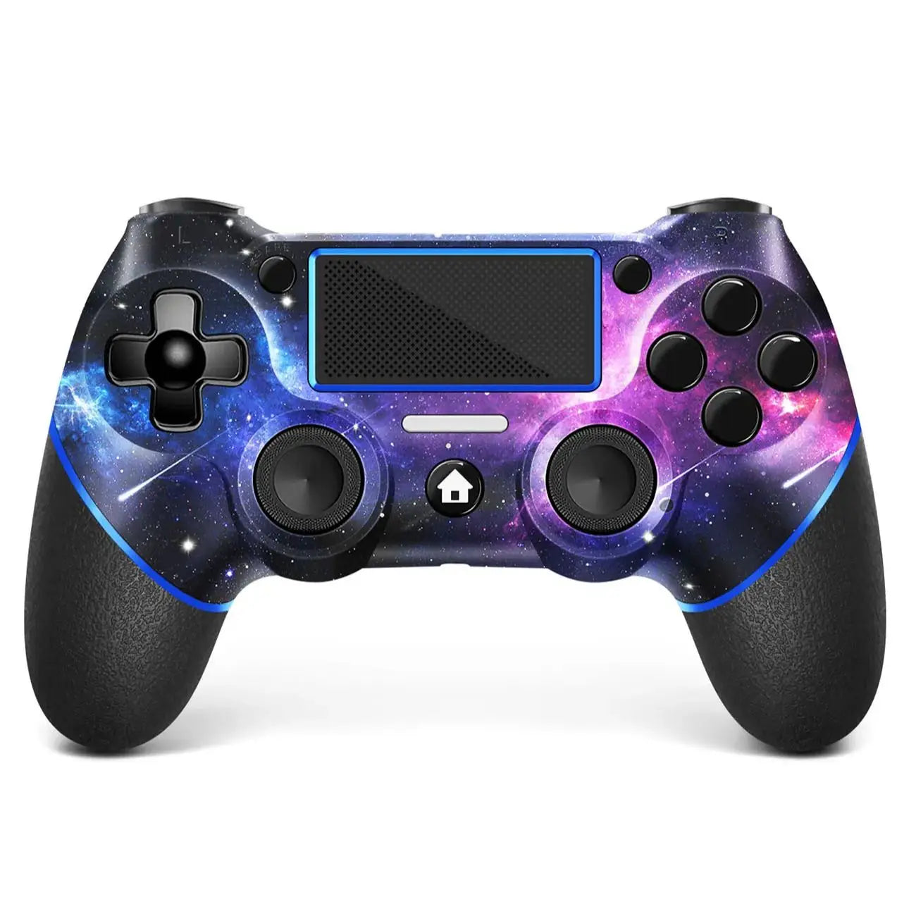 AceGamer Wireless Gamepad für PS4 Controller, mit USB-C-Kabel/Doppelmotoren/6-Achsen-Gyroskop/3,5-mm-Audiobuchse/Touchpad-Funktion