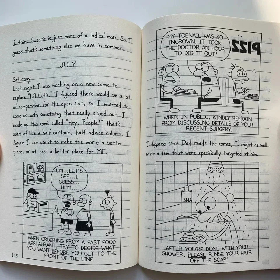Komplettes Set 16 Bücher Gregs Tagebuch Englisches Buch Gregs Tagebuch Box Kinder Belletristik Bücher