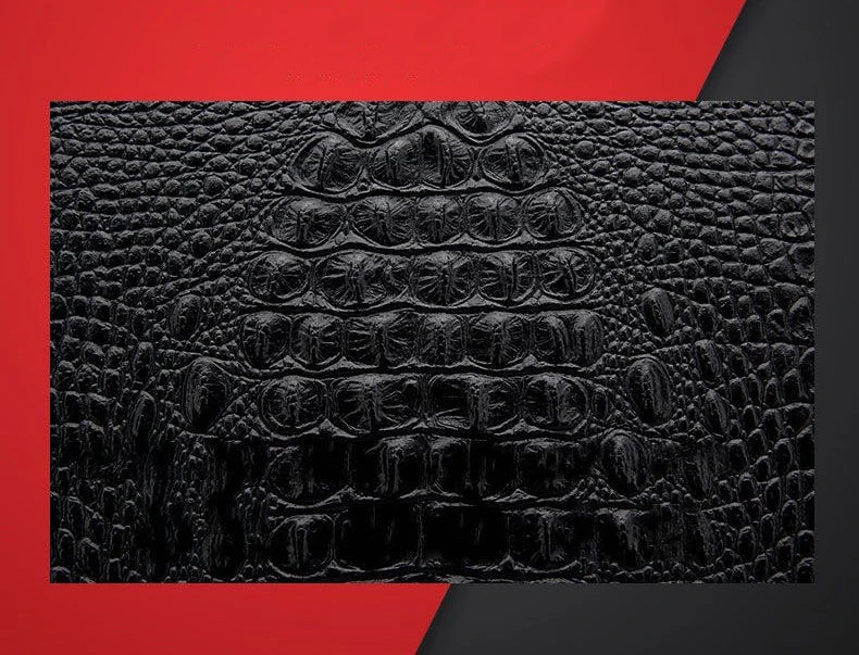 Valise de voyage de luxe en cuir véritable motif crocodile, à roulettes universelles, 16/20/24 pouces, pour hommes et femmes