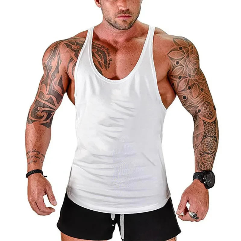 Vêtements Homme Musculation et Fitness Débardeur Stringer Homme Sportswear Vêtements T-shirt Gilet Chemise T-shirts Débardeurs d'entraînement Musculation