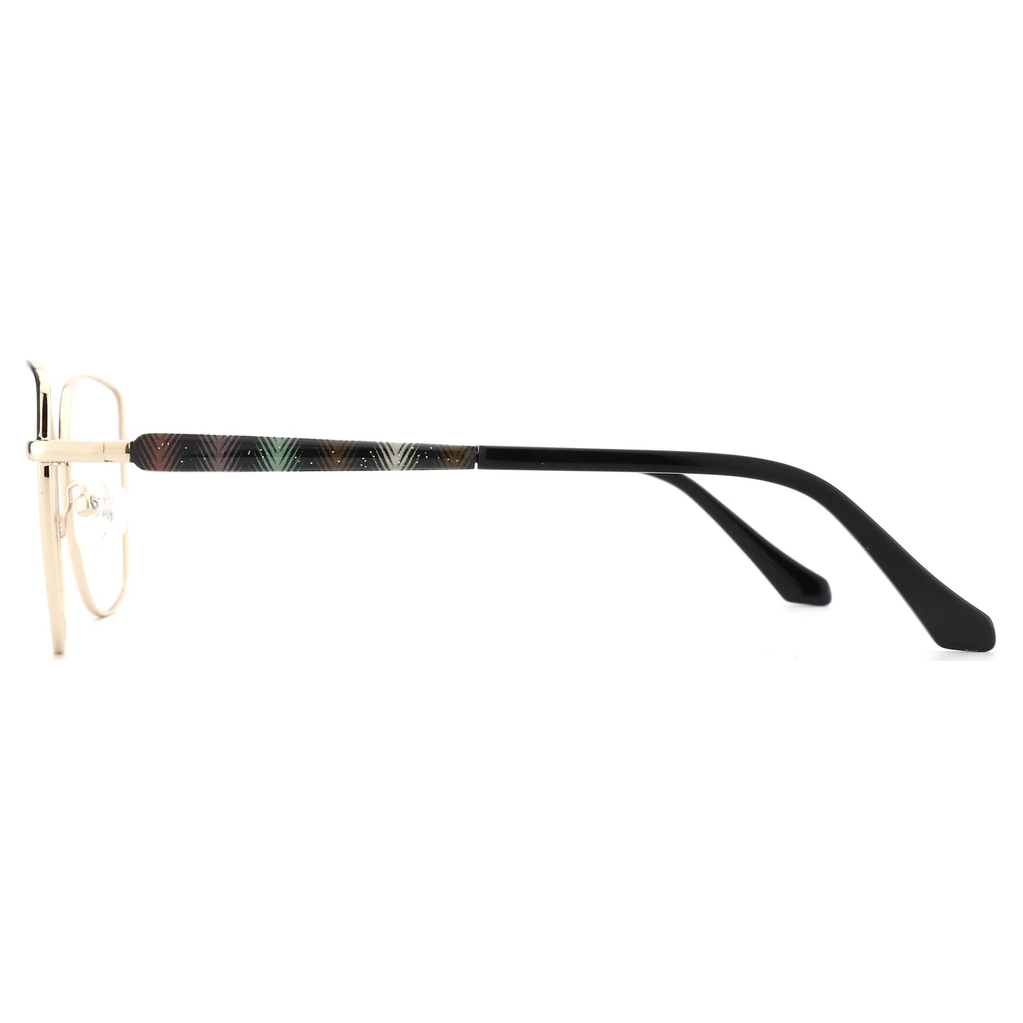 ZENOTTIC S Größe Modische Metall-Schmetterlings-Korrektionsbrille für Damen Gleitsicht-Mehrstärken-Optikgläser Myopie-Brille