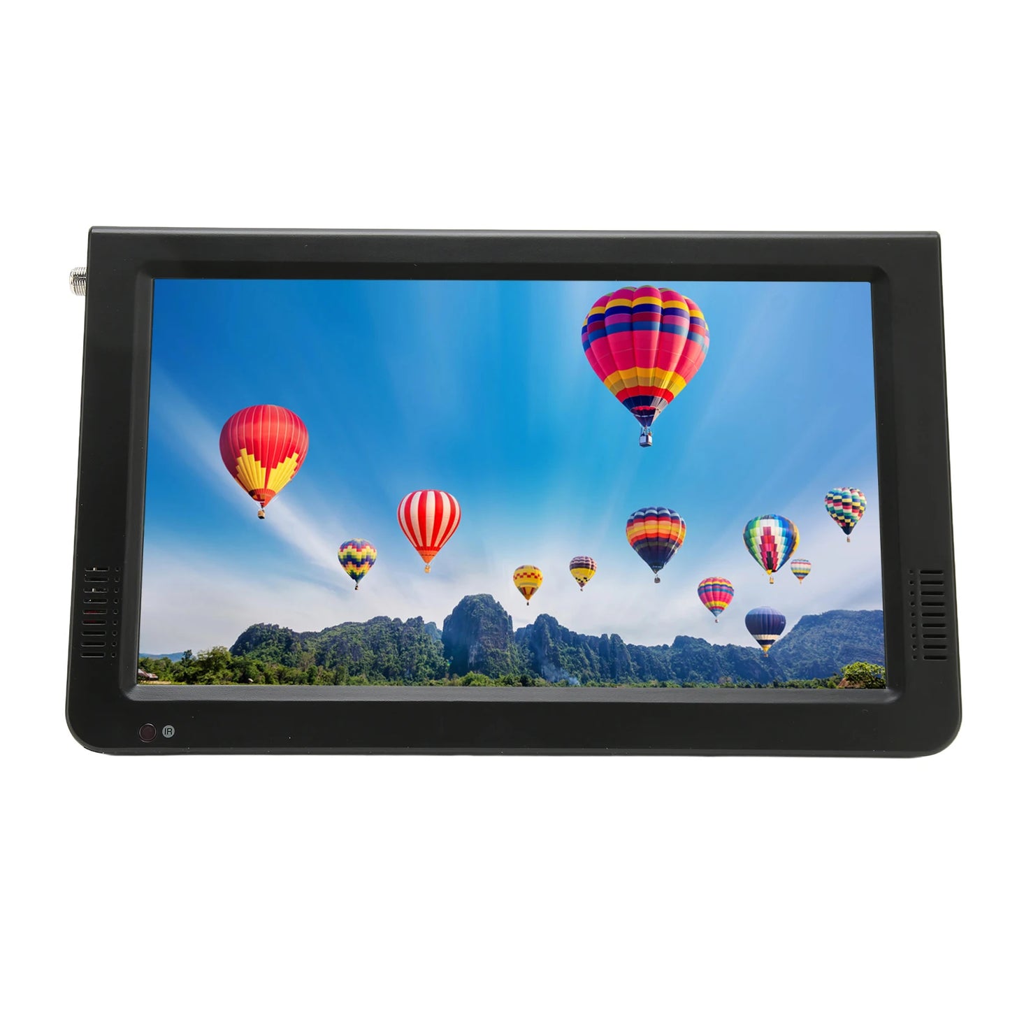 Tragbarer 10-Zoll-Fernseher mit hochempfindlichem Tuner, wiederaufladbarer ATSC-Digital-TV für Auto und Outdoor, tragbarer TV, wiederaufladbarer ATSC-Digital-TV