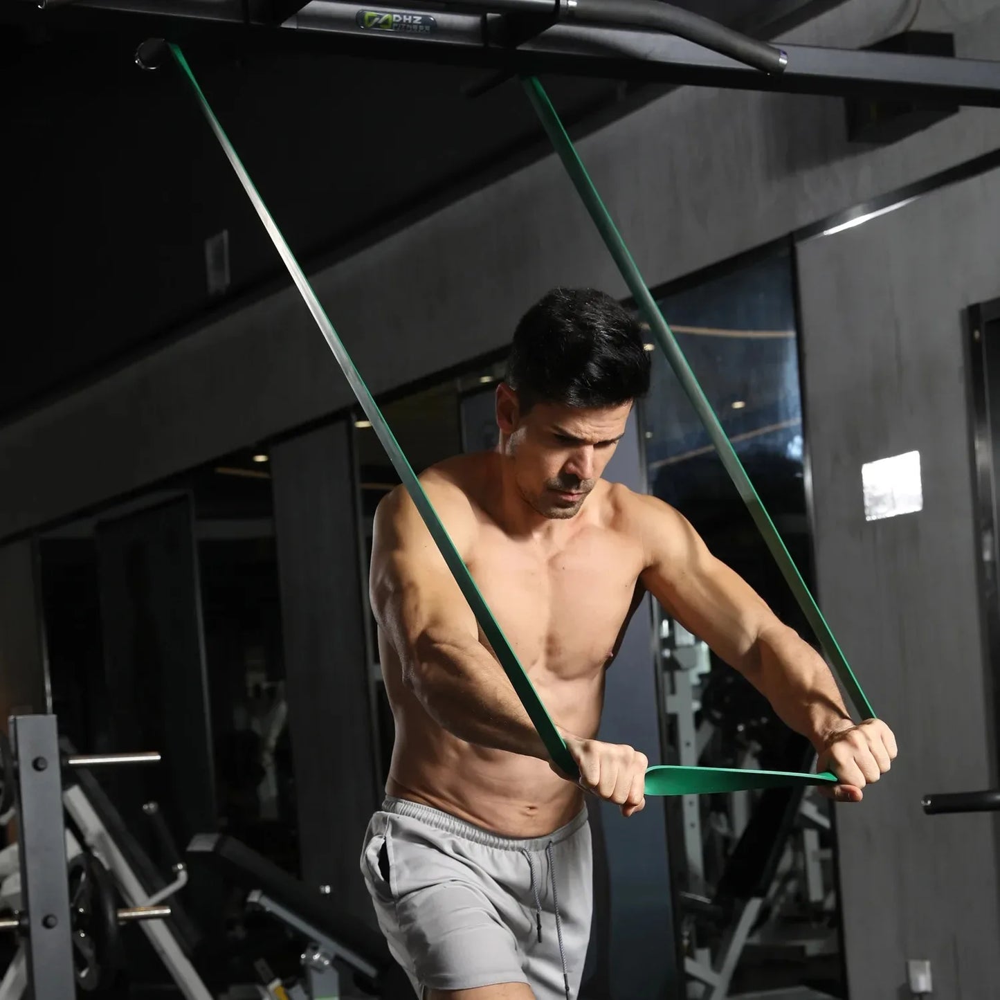 Unisex Fitnessband Klimmzug-Gummibänder Widerstandsschlaufen Energie-Set Heim-Fitnessstudio-Workout Expander Stärkung Training