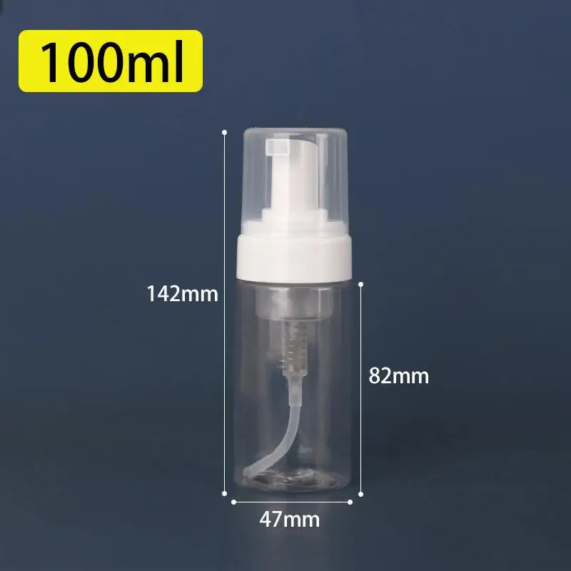 100/120/150/200/250ml Lotion Foam Pump Bottle Dispenser Empty Refillable For Hand Soap Shampoo Cleanser Container Potable Travel