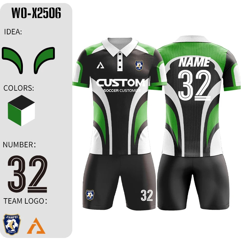 Maillot de football personnalisé par sublimation, uniforme de football en polyester, uniforme de football pour club, maillot de football respirant pour hommes