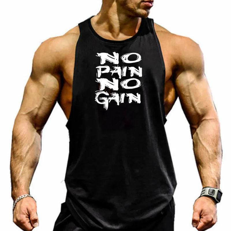 Débardeur de sport sans manches pour homme - Maillot de corps pour homme - Haut de sport pour homme - Vêtement de sport - Haut de sport stringer